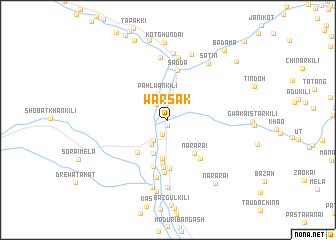 map of Warsak