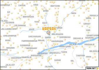 map of Warsak