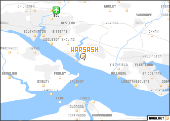 map of Warsash