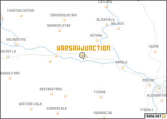 map of Warsaw Junction