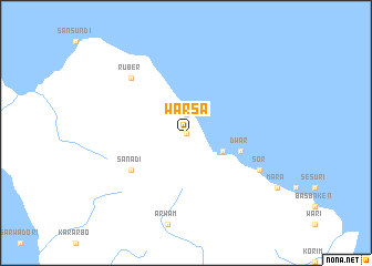 map of Warsa