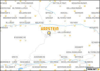 map of Warstein