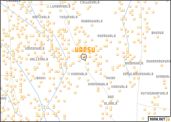 map of Warsu