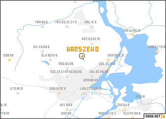 map of Warszewo