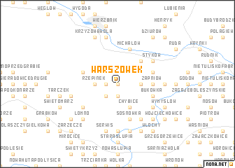 map of Warszówek