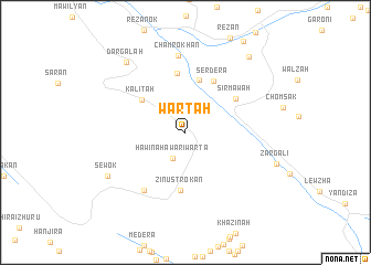 map of Wartah