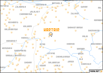 map of Wartair