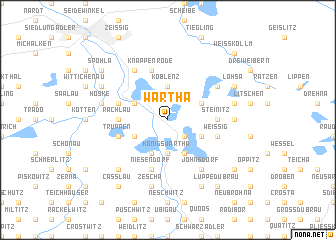 map of Wartha