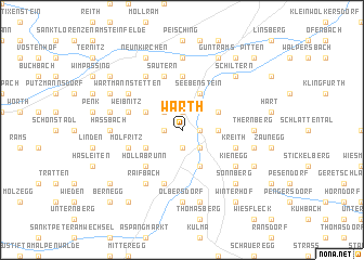 map of Warth