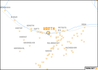 map of Warth