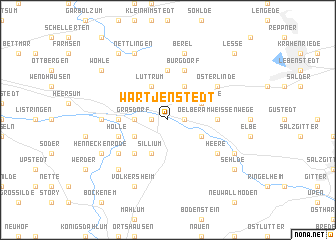 map of Wartjenstedt