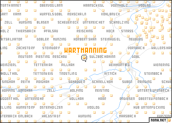 map of Wartmanning