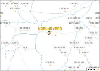 map of Warujayeng