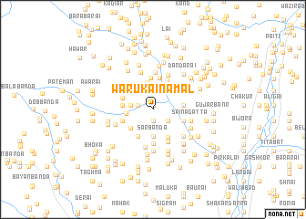 map of Warukai Namal