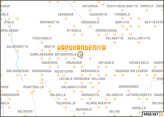 map of Warukandeniya