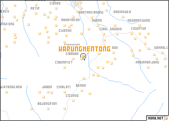 map of Warungmentong