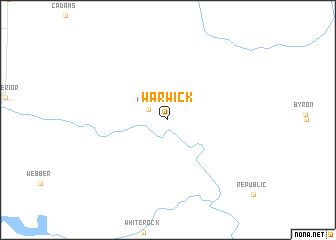 map of Warwick