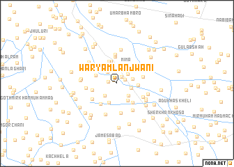 map of Waryām Lanjwāni