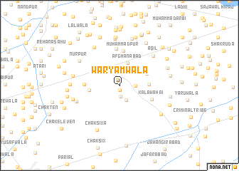 map of Waryāmwāla