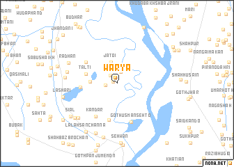 map of Warya