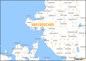 map of Waryongch\