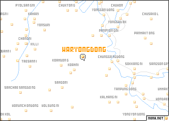 map of Waryong-dong