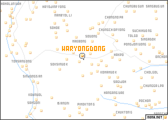 map of Waryong-dong