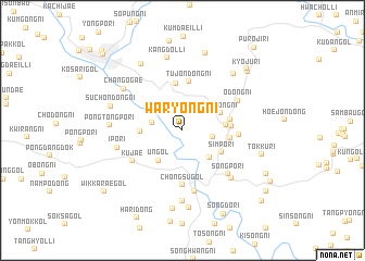 map of Waryong-ni