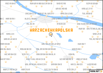 map of Warząchewka Polska