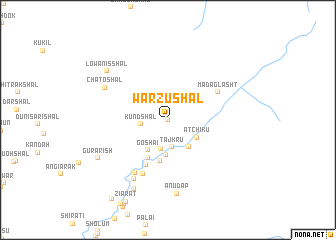 map of Wārzu Shāl