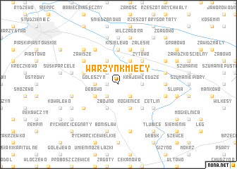 map of Warzyn Kmiecy