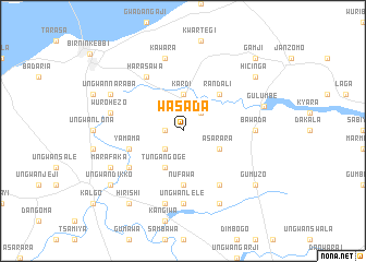 map of Wasada