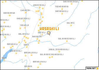 map of Wasad Kili