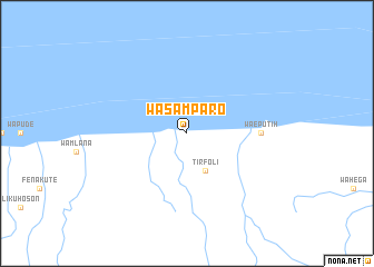 map of Wasamparo
