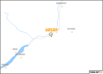 map of Wasam