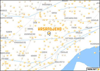 map of Wasand Jeho