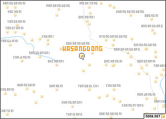 map of Wasang-dong