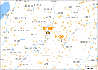 map of Wasān