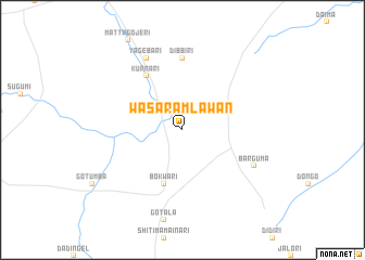 map of Wasaram Lawan