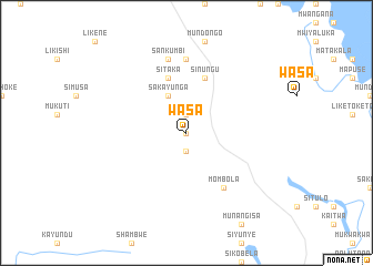 map of Wasa