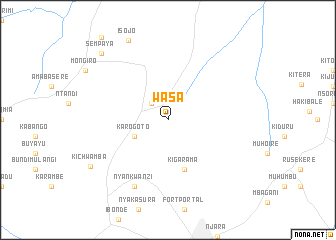 map of Wasa