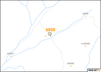 map of Wāsa
