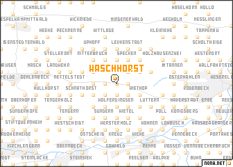 map of Waschhorst