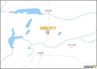map of Wascott
