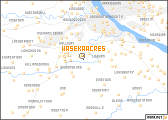 map of Waseka Acres