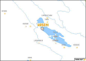 map of Wasemi