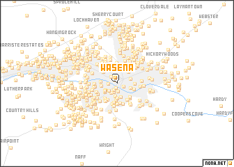 map of Wasena