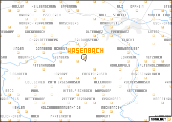 map of Wasenbach