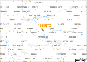 map of Wasewitz