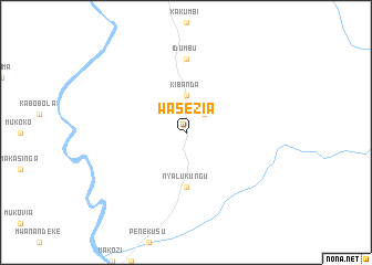 map of Wasezia
